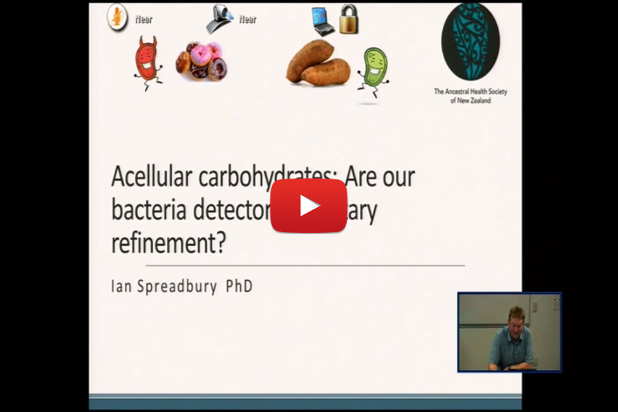 Acellular Carbohydrates: Are Our Bacteria a Detector of Dietary Refinement? – Dr Ian Spreadbury