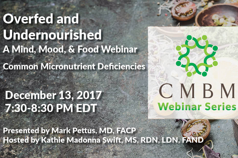 Overfed and Undernourished- a free webinar by Mark Pettus, MD, FACP!