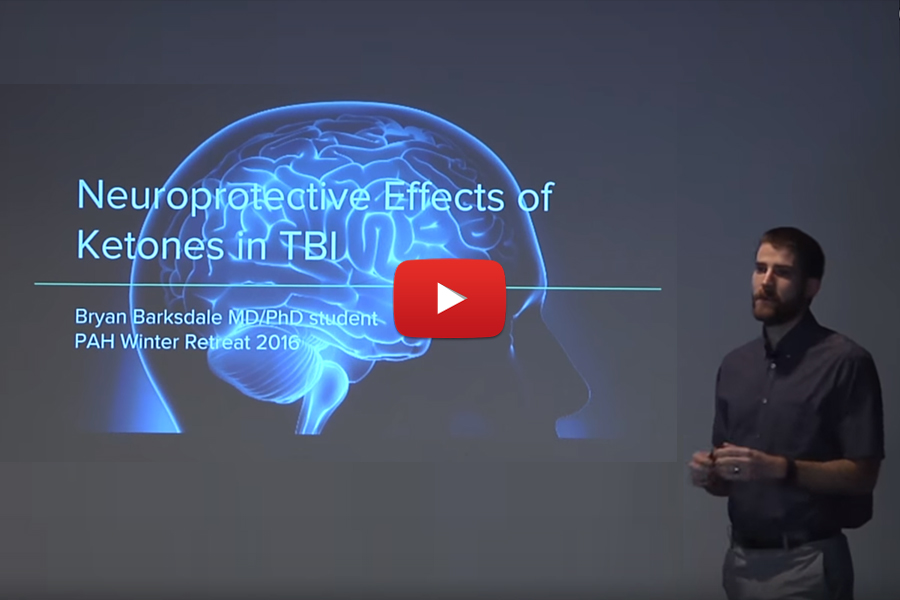 Ketogenic Diets and Ketone Bodies in Treatment of Neurotrauma- Bryan Barksdale MD/PHD Candidate
